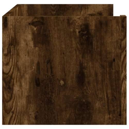 Zidna polica boja hrasta 100x35x30,5 cm od konstruiranog drva - Dimljeni hrast 100 x 35 x 30.5 cm 1 Cijena