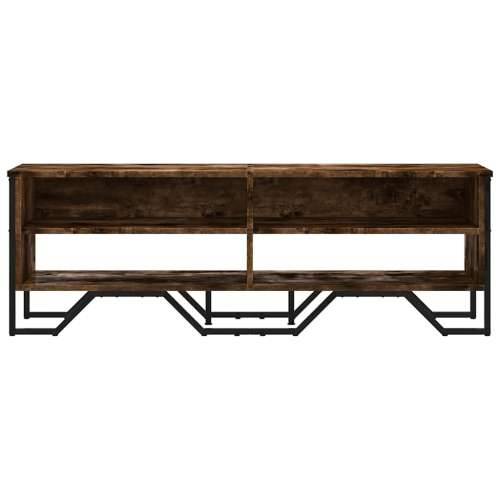 TV ormarić boja dimljenog hrasta 122x34x41 cm konstruirano drvo - Dimljeni hrast 1 122 cm Cijena