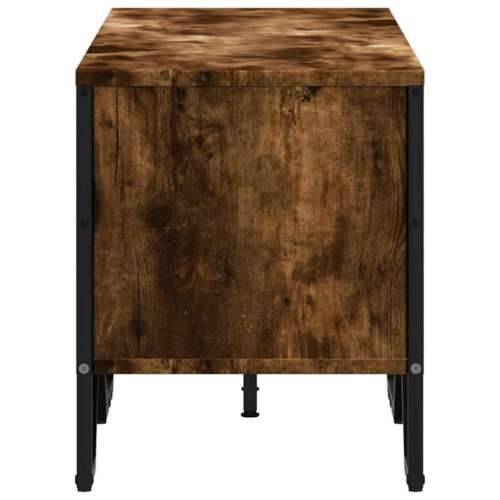 TV ormarić boja dimljenog hrasta 122x34x41 cm konstruirano drvo - Dimljeni hrast 1 122 cm Cijena