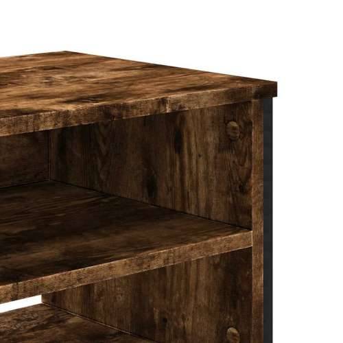 TV ormarić boja dimljenog hrasta 122x34x41 cm konstruirano drvo - Dimljeni hrast 1 122 cm Cijena