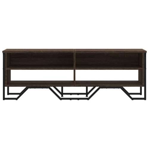 TV ormarić smeđa boja hrasta 122 x 34 x 41 cm konstruirano drvo - Smeđi hrast 1 122 cm Cijena