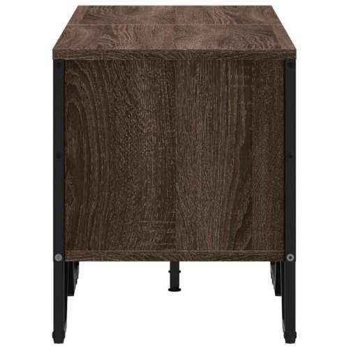 TV ormarić smeđa boja hrasta 122 x 34 x 41 cm konstruirano drvo - Smeđi hrast 1 122 cm Cijena