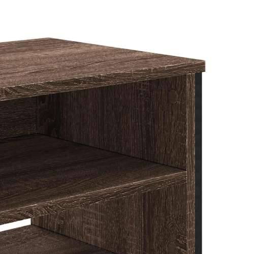 TV ormarić smeđa boja hrasta 122 x 34 x 41 cm konstruirano drvo - Smeđi hrast 1 122 cm Cijena