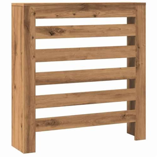Maska za radijator - Pokrov za radijator boja artisian hrast 78x20x82 cm drveni - Boja hrasta 78 x 20 x 82 cm 1 vodoravne letvic Cijena