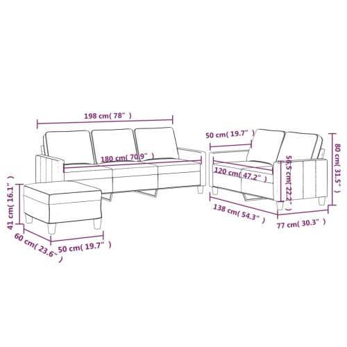 3-dijelni set sofa s jastucima plavi baršunasti - Plava s jastučićima i tabureom Cijena
