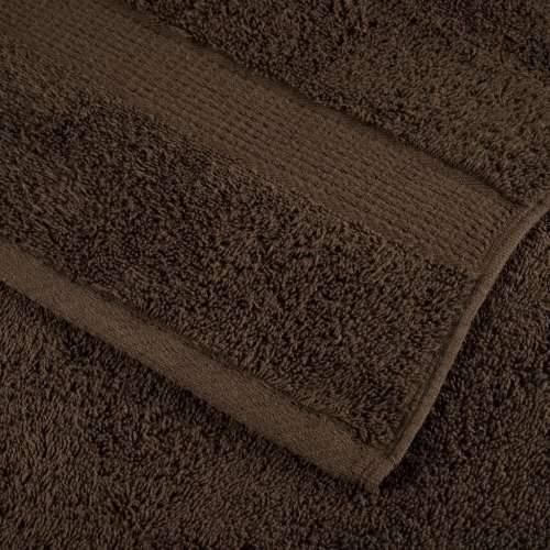 Ručnici za tuširanje SOLUND 10 kom smeđi 70 x 140 cm 600 gsm - Smeđa 70 x 140 cm 10 Cijena
