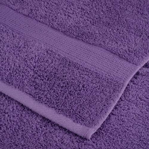 Ručnici z tuširanje SOLUND 2 kom ljubičasti 70x140 cm 600 gsm - Ljubičasta 70 x 140 cm 4 Cijena