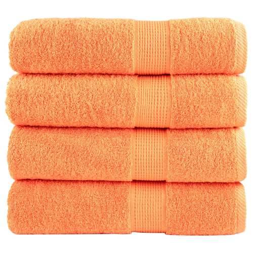Ručnici za tuš SOLUND 4 kom narančasti 70x140 cm 600 gsm - orange 70 x 140 cm 4 Cijena