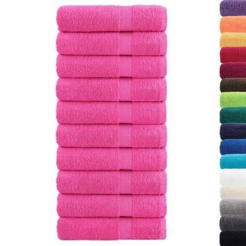Ručnici za ruke SOLUND 10 kom ružičasti 50x100 cm 600 gsm - Ružičasta 50 x 100 cm 10 Cijena