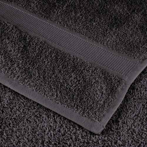 6-dijelni vrhunski set ručnika SOLUND antracit 600 gsm - Antracit 1 Cijena