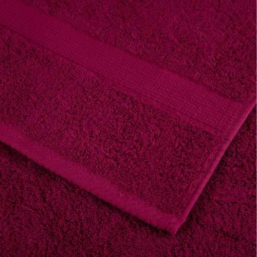 6-dijelni vrhunski set ručnika SOLUND bordo 600 gsm - Bordo 1 Cijena