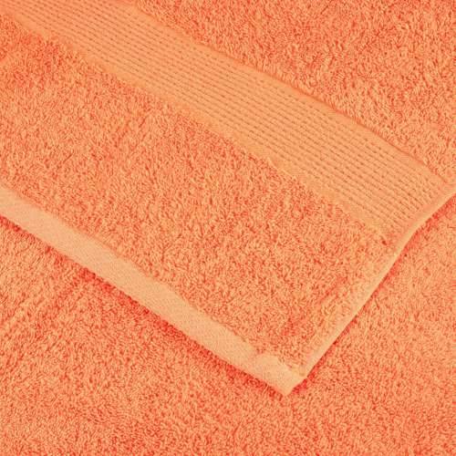 6-dijelni vrhunski set ručnika SOLUND narančasti 600 gsm - Narančasta 1 Cijena