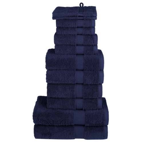 12-dijelni vrhunski set ručnika SOLUND modri 600 gsm - Modra 1 Cijena