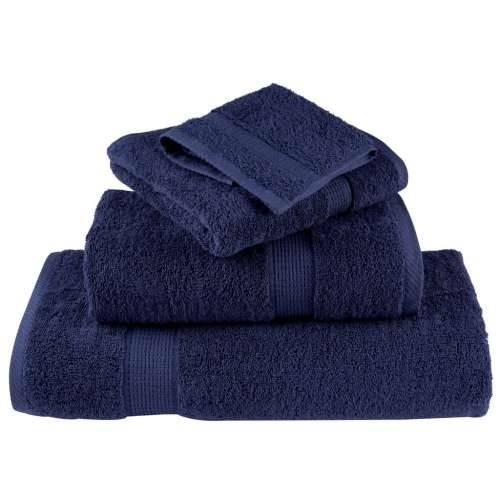12-dijelni vrhunski set ručnika SOLUND modri 600 gsm - Modra 1 Cijena