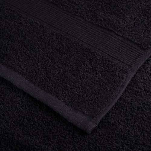 12-dijelni vrhunski set ručnika SOLUND crni 600 gsm - Crna 1 Cijena