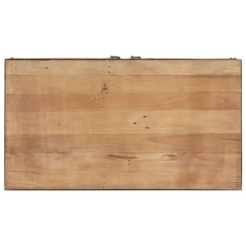 Stolić za kavu 90 x 50 x 39 cm od masivnog obnovljenog drva Cijena