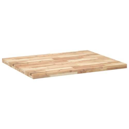 Ploča za radni stol neobrađena 100x80x4 cm od bagremovog drva - Prirodna 100 x 80 x 4 cm Cijena