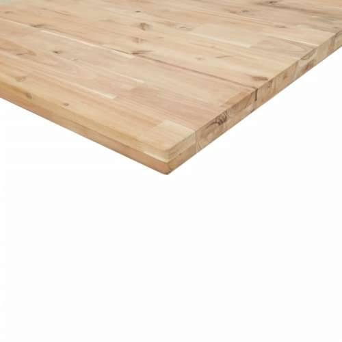 Ploča za radni stol neobrađena 100x80x4 cm od bagremovog drva - Prirodna 100 x 80 x 4 cm Cijena