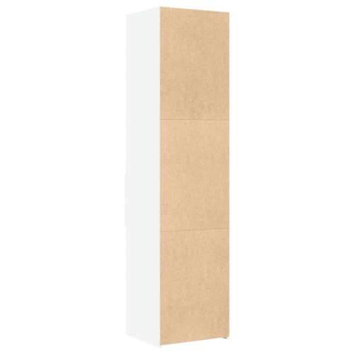 Visoka komoda bijela 45x42,5x185 cm od konstruiranog drva Bijela 1 Cijena