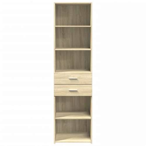 Visoka komoda boja hrasta 50x42,5x185 cm od konstruiranog drva - sonoma hrast 1 Cijena