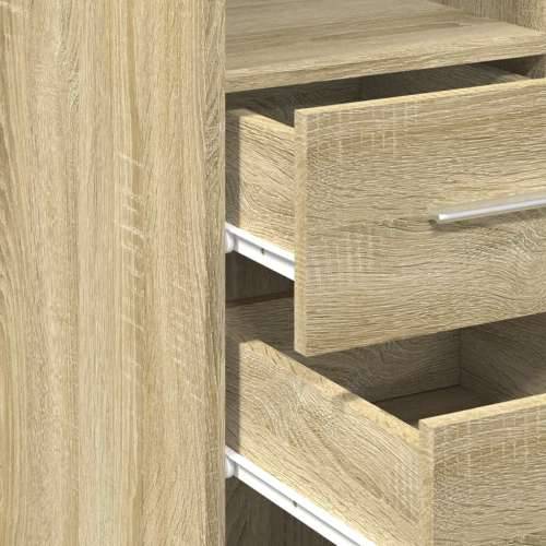 Visoka komoda boja hrasta 50x42,5x185 cm od konstruiranog drva - sonoma hrast 1 Cijena