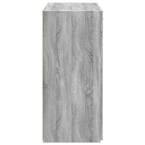 Komoda siva boja hrasta 80x42,5x93 cm od konstruiranog drva - Sivi hrast sonoma 1 Cijena