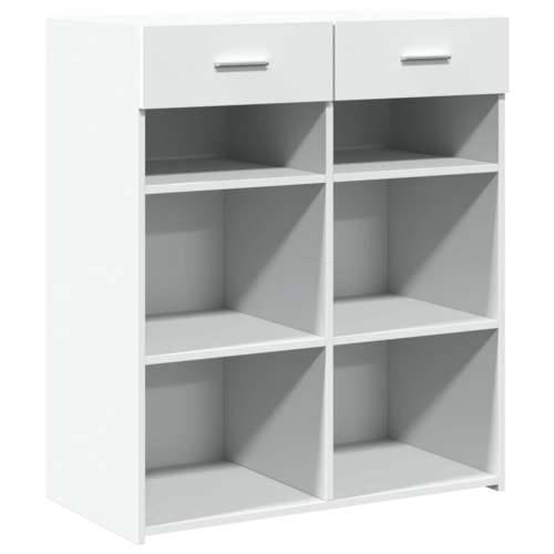 Komoda bijela 80x42,5x93 cm od konstruiranog drva - Bijela 1 Cijena