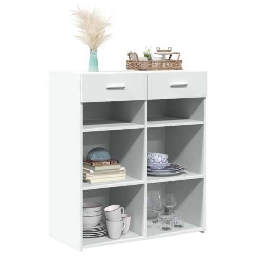 Komoda bijela 80x42,5x93 cm od konstruiranog drva - Bijela 1 Cijena