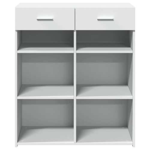 Komoda bijela 80x42,5x93 cm od konstruiranog drva - Bijela 1 Cijena