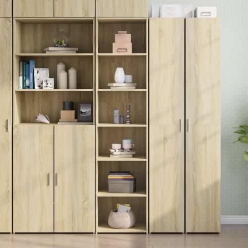 Visoka komoda boja hrasta sonome 45x41x185cm konstruirano drvo - sonoma hrast 1 Cijena
