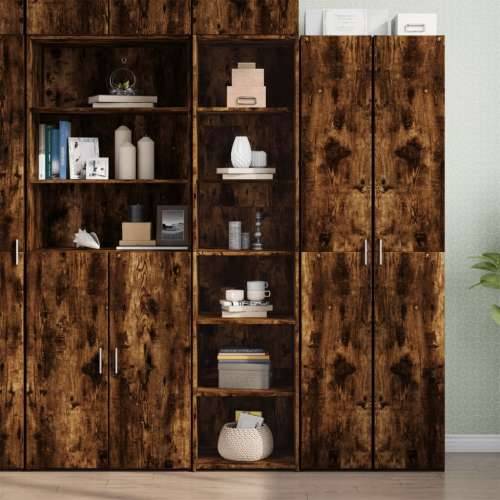 Visoka komoda boja hrasta 45x41x185cm od konstruiranog drva - Dimljeni hrast 1 Cijena