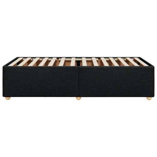 Okvir za krevet bez madraca crni 100x200 cm od tkanine - Crna 100 x 200 cm Cijena