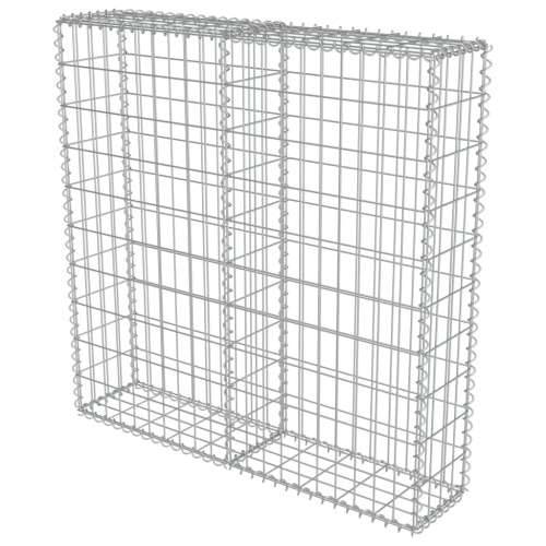 Gabionski zid s poklopcima od pocinčanog čelika 100 x 20 x 100 cm Cijena