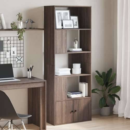Regal za knjige boja hrasta 70x36x189 cm od konstruiranog drva - Smeđi hrast 1 70 cm Cijena