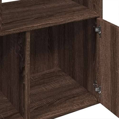 Regal za knjige boja hrasta 70x36x189 cm od konstruiranog drva - Smeđi hrast 1 70 cm Cijena