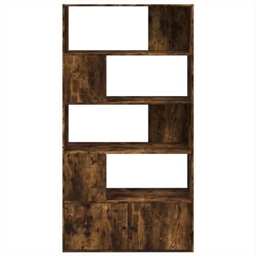 Regal za knjige boja hrasta 100x36x189 cm konstruirano drvo - Dimljeni hrast 1 100 cm Cijena