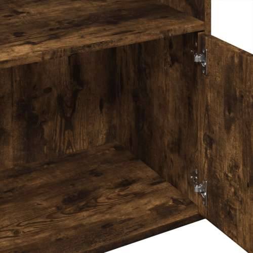 Regal za knjige boja hrasta 100x36x189 cm konstruirano drvo - Dimljeni hrast 1 100 cm Cijena
