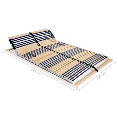 Podnica za krevet s 42 letvice i 7 zona 100 x 200 cm Cijena