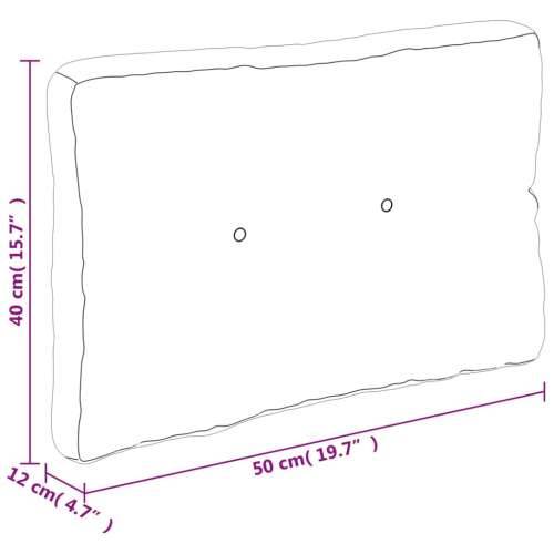 Jastuk za palete crveni 50 x 40 x 12 cm od tkanine - Crvena 50 x 40 x 12 cm 1 Cijena