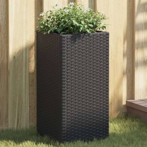 Vrtna sadilica crna 30 x 30 x 60 cm od poliratana - Crna 30 x 30 x 60 cm 1 Cijena