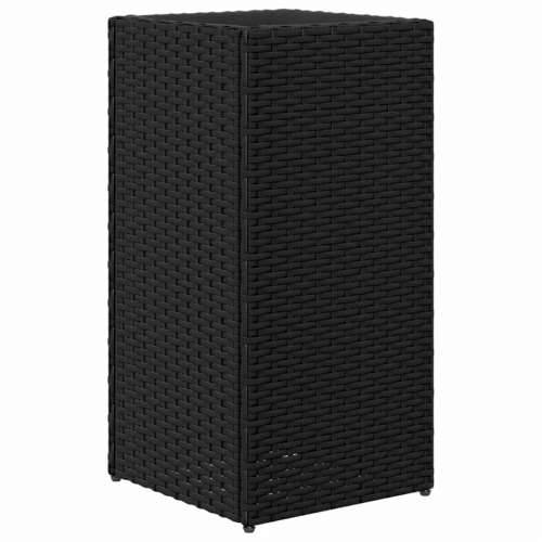 Vrtna sadilica crna 30 x 30 x 60 cm od poliratana - Crna 30 x 30 x 60 cm 1 Cijena