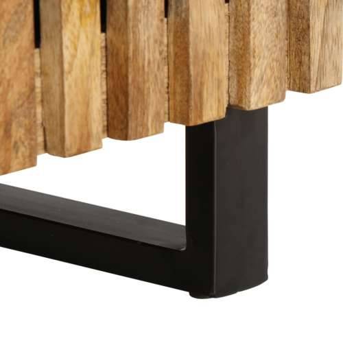 Stolić za kavu 100 x 55 x 40 cm od masivnog grubog drva manga - Svjetlosmeđa 1 masivno drvo manga Cijena