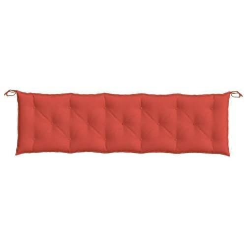 Jastuci za vrtnu klupu prošarano crvena 180x50x7 cm tkanina - prošarana crvena 180 x 50 x 7 cm 1 Cijena