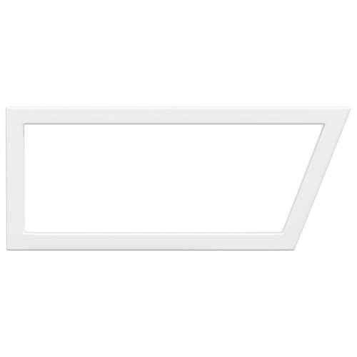 Nosači polica za Lavabo - Umivaonik 2 kom bijeli trapezni čelični - Bijela 25 x 60 cm 1 Trapez Cijena