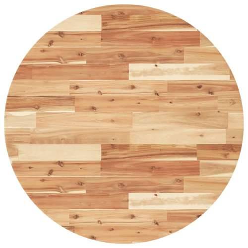 Okrugla stolna ploča Ø 80 x 4 cm od masivnog bagremovog drva - Uljni premaz Ø 80 x 4 cm 1 Cijena
