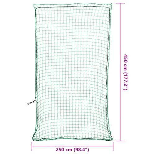 Mreža za prikolicu s elastičnim užetom zelena 4,5x2,5 m PP - Zelena 4.5 x 2.5 m 1 Mreža za prikolicu Cijena
