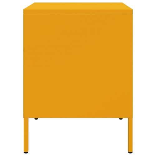 Noćni ormarići 2 kom boje senfa 36 x 39 x 50,5 cm čelični - Žuta 2 Cijena