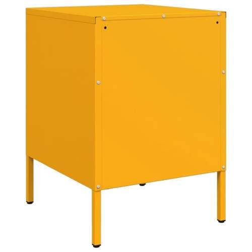 Noćni ormarići 2 kom boje senfa 36 x 39 x 50,5 cm čelični - Žuta 2 Cijena