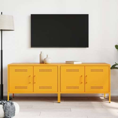TV ormarići 2 kom boja senfa 68 x 39 x 50,5 cm čelični - Žuta 2 Cijena