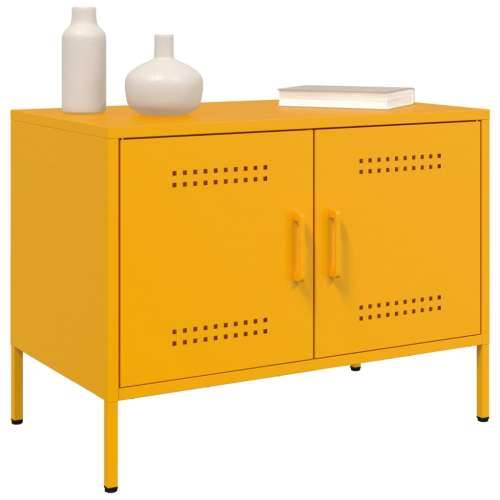 TV ormarići 2 kom boja senfa 68 x 39 x 50,5 cm čelični - Žuta 2 Cijena